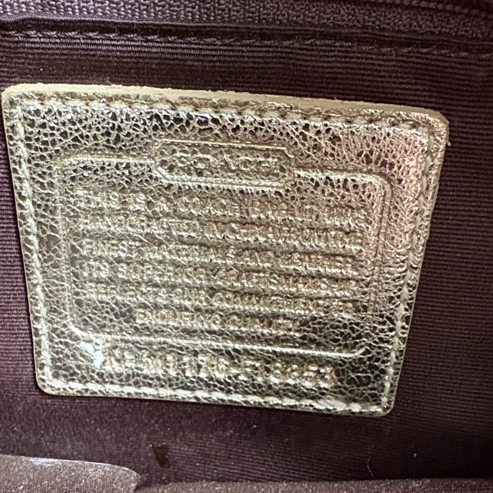 Coach Star-Patterned Brown Tote - image 2